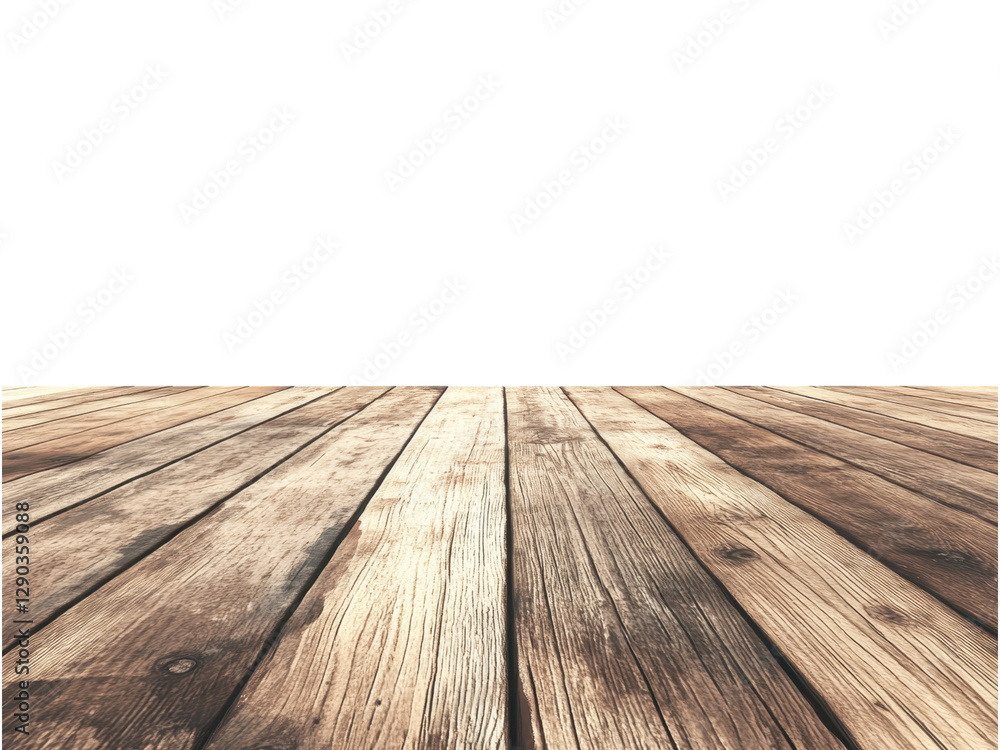Poster rustic wooden floor texture background image: perfect for design projects