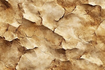 Fototapeta premium Ancient Ruins Sepia Texture: Rugged Stone Wall Background. Perfect for vintage, historical, archaeological projects, adding a weathered, aged, distressed effect to designs. Ideal for posters, 
