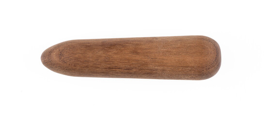 wooden stake isolated on white background