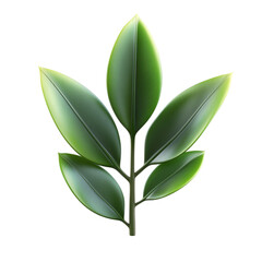 Fototapeta premium Lush Green Plant Leaves Nature Sprout Growth,