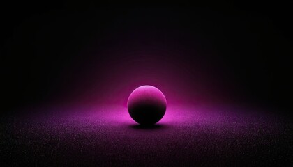 Pink spheres Isolated on black background 3D render
6