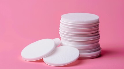 Cotton Pads: Soft, disposable pads used for makeup removal, applying lotions, or cleaning the skin, often a staple in personal care for a gentle, effective clean.
