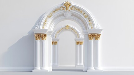 Fototapeta premium Ornate Archway Interior Design