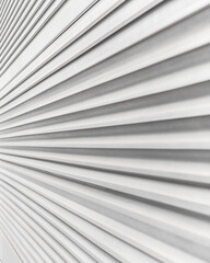 Obraz premium Unique textured wall with horizontal lines in a modern architectural setting