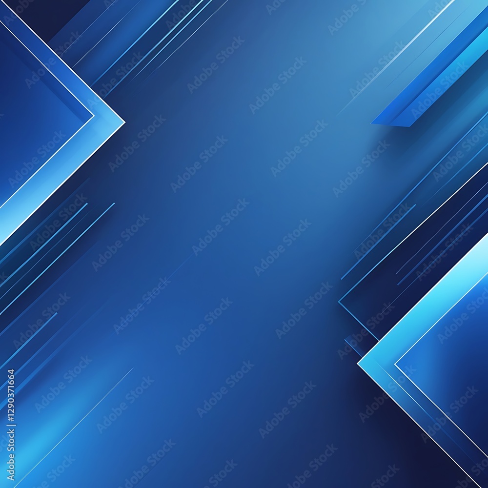 Aufkleber abstract background with a modern blue gradient, blue shape spark pattern background. ai generated