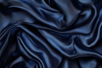 Luxurious Navy Blue Silk Texture: Elegant Vector Background. Perfect for website banners, invitations, brochures, presentations, and more. Add a touch of sophisticated style to your designs with this 
