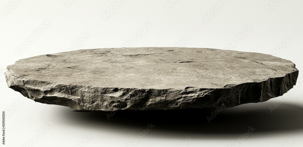 Poster floating stone platform product display