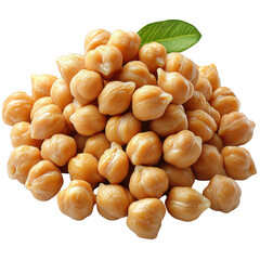 Chickpeas isolated on white background.PNG