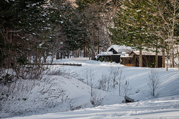 北海道　滝野　アシリベツの滝