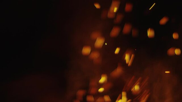 Material,Fire,Flame,Fire sperks,Smoke,Slow Motion,HS,Vertical,Black Background
