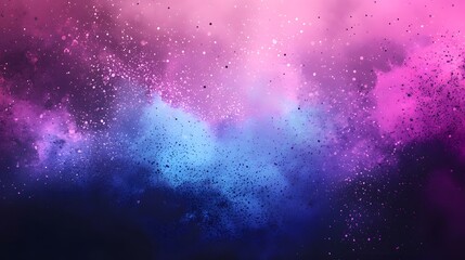 Obraz premium A Colorful Abstract Design of Purple and Blue with Splatter