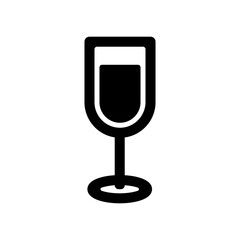 シャンパンのイメージのアイコンイラスト