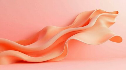 Abstract Peachy Fabric Design