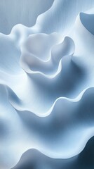 Obraz premium Abstract Light Blue Textured Wave Design