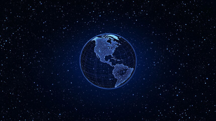 Fototapeta premium earth and moon