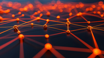 Data communication network with branching lines concept digital environment graphic visualization abstract viewpoint for technology insights