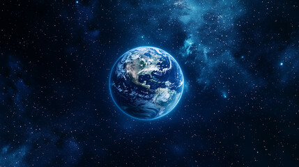 Fototapeta premium earth and moon