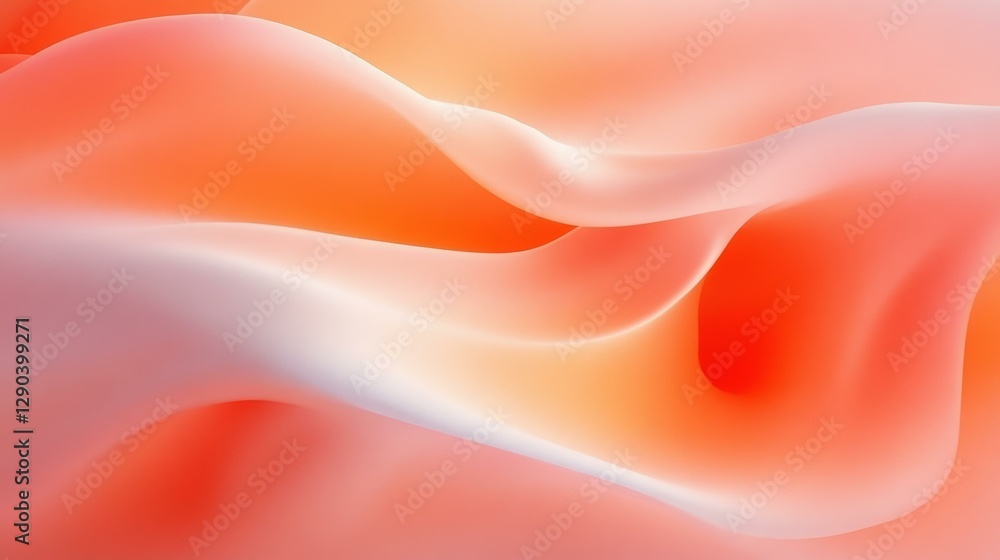Poster abstract fluid design gradient waves