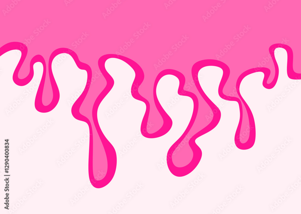 Poster abstract background with melting liquid pattern and with some copy space area