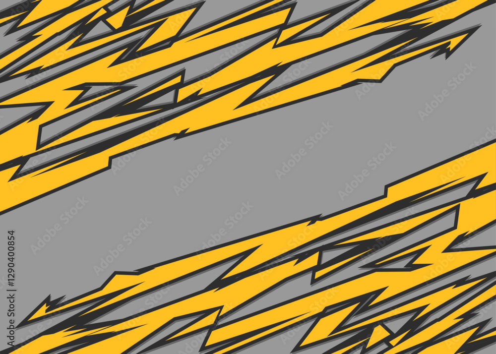 Poster abstract background with rough and jagged lines pattern and with some copy space area