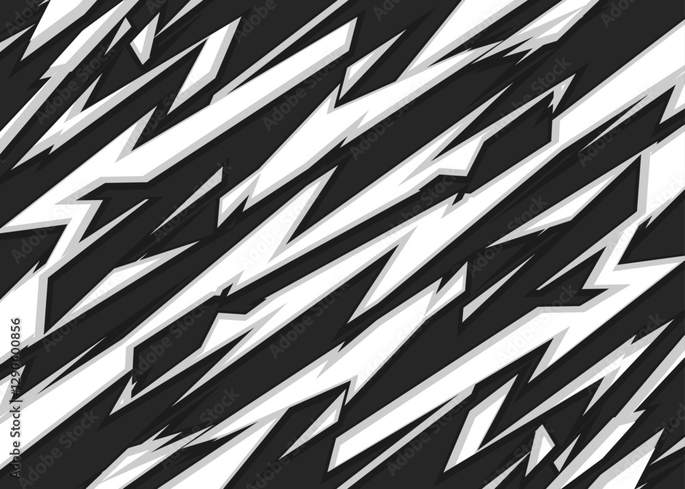 Aufkleber abstract background with rough and jagged lines pattern