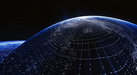 Obraz premium earth and moon