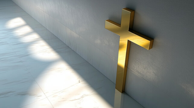 An elegant First Communion background featuring a chalice and host, bathed in soft golden light. The smooth gradient from cream to light gold makes it perfect for invitations or religious event poster