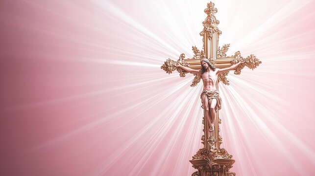 An elegant First Communion background featuring a chalice and host, bathed in soft golden light. The smooth gradient from cream to light gold makes it perfect for invitations or religious event poster