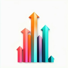 Colorful Growth Chart Illustration