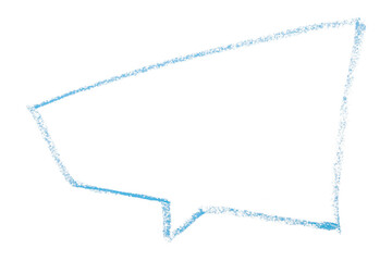 Separate light blue speech bubbles on transparent background.