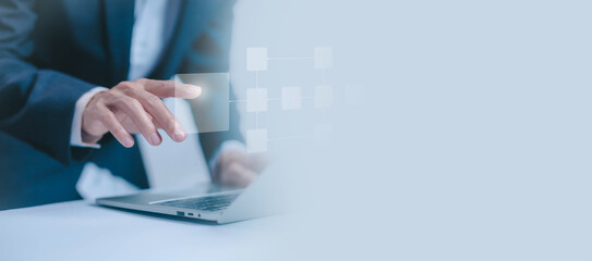 workflow process, model flow diagram of work. concept of design for automation flowchart of...