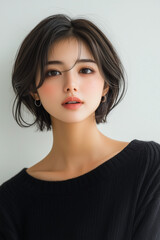 Fototapeta premium ファッション, 女, 美しさ, 髪の毛, 顔, 人々, モデル, 人, 淑女, 目, 笑みを浮かべている, 笑う, ブルネット, 1, スタジオ, 長髪の人,女, 笑みを浮かべている, 美しさ, 顔, 人々, 笑う, 人, 髪の毛, ハピネス, ファッション, シティ, 女性実業家, モデル, アップ, まど, 学生, 1, 淑女, ビジネス, ライフスタイル, 通り, 1920年代, 見る,女,