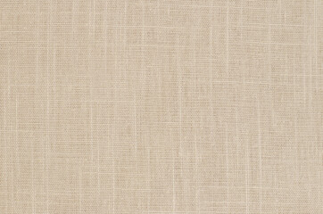 Brown linen fabric texture background, seamless pattern of natural textile.