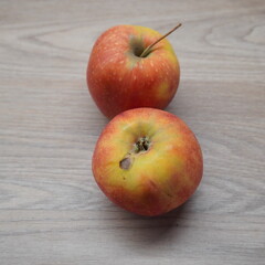 Two fresh apples