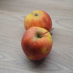 Two fresh apples