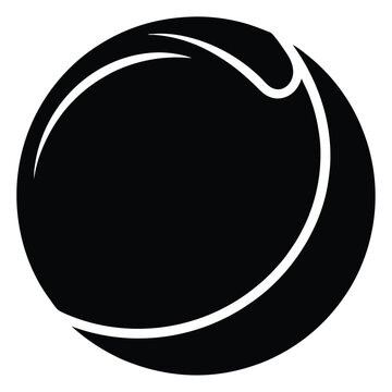 baoding ball vector silhouette black color