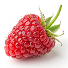 raspberry on white