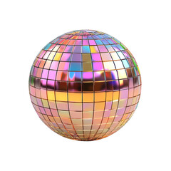 Obraz premium Iridescent Disco Ball Party Decoration Fun Nightclub Retro