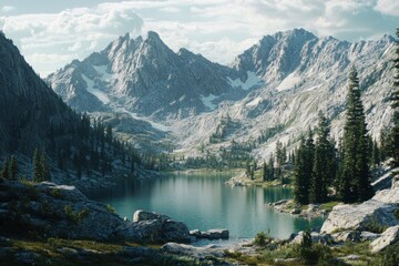 Stunning mountain scenery featuring tranquil lakes ideal for outdoor lovers seeking inspiration and breathtaking adventures in nature