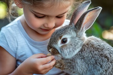 A child plays with their hamster, watching it run through a tiny maze, The hamster scurries excitedly, exploring every turn, Generative AI
