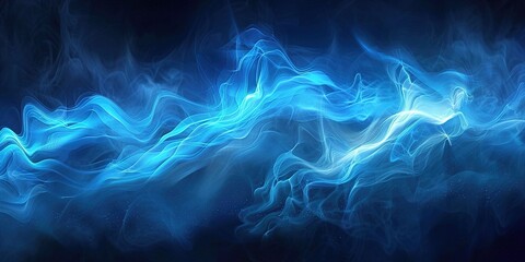 Obraz premium blue smoke background