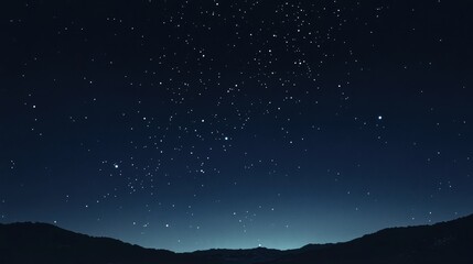 Fototapeta premium A digital painting of a dreamy night sky with glowing constellations,AI generative