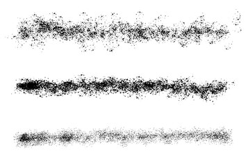 Grunge spot. Abstract the trace of the ink. A smear of black paint with a dry brush