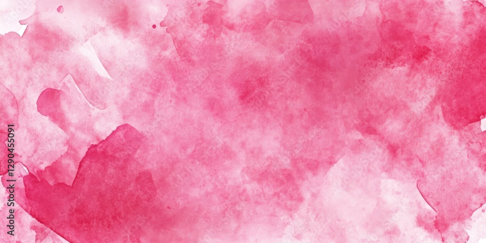 Poster abstract watercolor background in soft pink tones with blended vibrant and lighter shades creating a