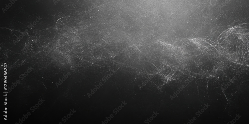 Poster abstract black backdrop with dust and scratches creating a vintage texture with ample copy space on 