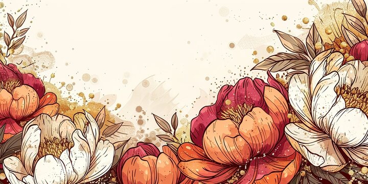 vintage floral background