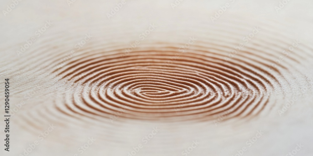 Poster Textured Biometrics Display Close-Up of a Wood Grain Interface for Secure Identity Verification in Tech-Driven Access Control Systems for Modern Business Security
