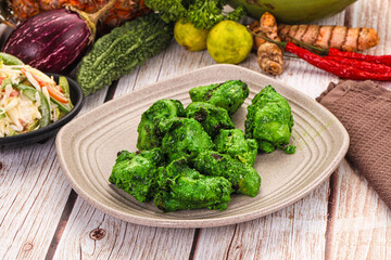 Indian green chicken mint tikka