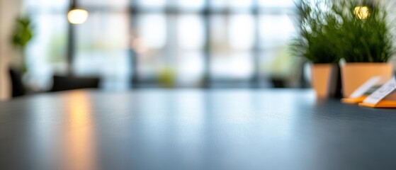 Innovative Gray Laminate Conference Table Display Modern Office Decor and Wellness Theme - Ideal for Collaborative Corporate Spaces and Digital Product Showcases