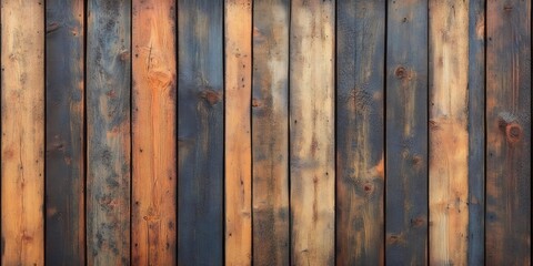 Weathered wooden planks showing knots and grain creating rustic texture